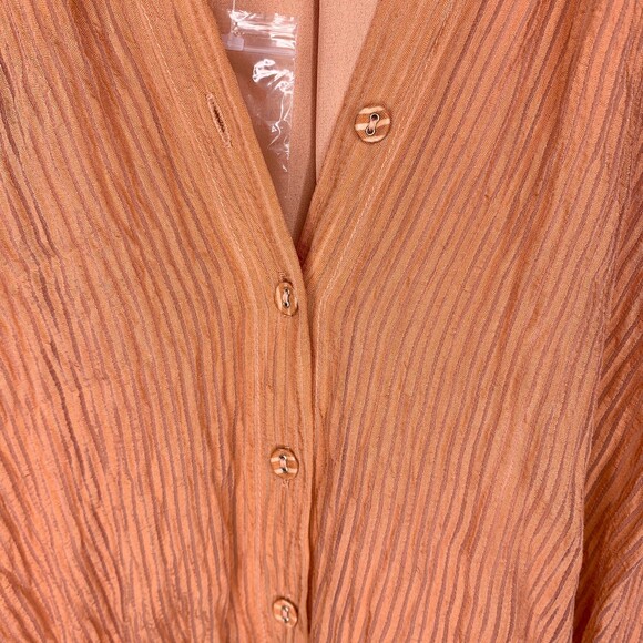 MINKPINK Nerang mini dress tie waist puff sleeves size small - Picture 8 of 12